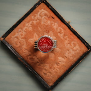 Sunrise Intaglio Ring - One of a Kind