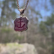 Load and play video in Gallery viewer, Anchor Intaglio Necklace - One of a Kind