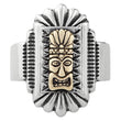 Load image into Gallery viewer, Deco Tiki Mask Ring