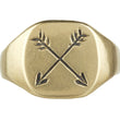 Load image into Gallery viewer, Arrow Ring - Custom Stamped