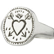 Load image into Gallery viewer, Pierced Heart Signet Ring