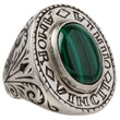Load image into Gallery viewer, Amor Ring ~ Malachite Gemstone