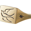 Load image into Gallery viewer, Small Swallow Signet Ring