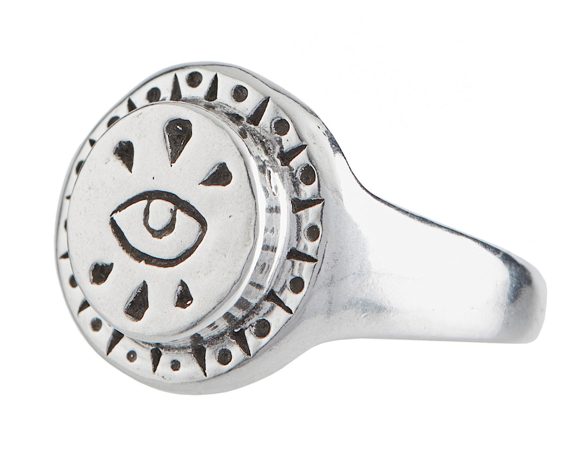 All seeing shop eye ring silver