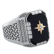 Load image into Gallery viewer, Compass Aztec Ring