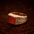 Load image into Gallery viewer, Skull & Hourglass Signet Ring - One of a Kind