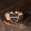 Load image into Gallery viewer, Skull & Crossbones Shield Ring