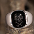 Load image into Gallery viewer, Skull and Crossbones Ring