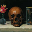 Load image into Gallery viewer, Skull & Hourglass Signet Ring - One of a Kind