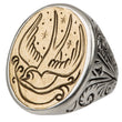 Load image into Gallery viewer, Swallow Signet Ring - Custom Stamped
