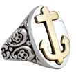 Load image into Gallery viewer, Ornate Anchor Ring