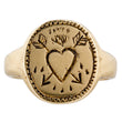 Load image into Gallery viewer, Pierced Heart Signet Ring