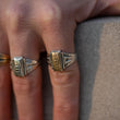 Load image into Gallery viewer, Liberty Torch Ring - Mixed Metals