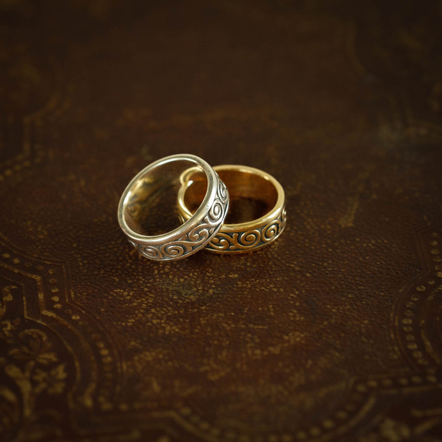 Scroll Band Ring