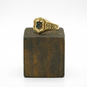 Intaglio Arrows Shield Ring - One of a Kind