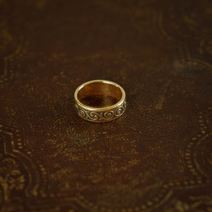 Scroll Band Ring
