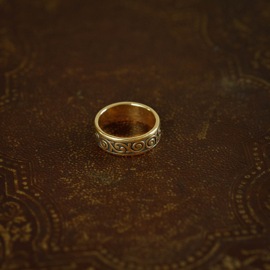 Scroll Band Ring