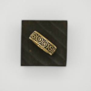 Scroll Band Ring