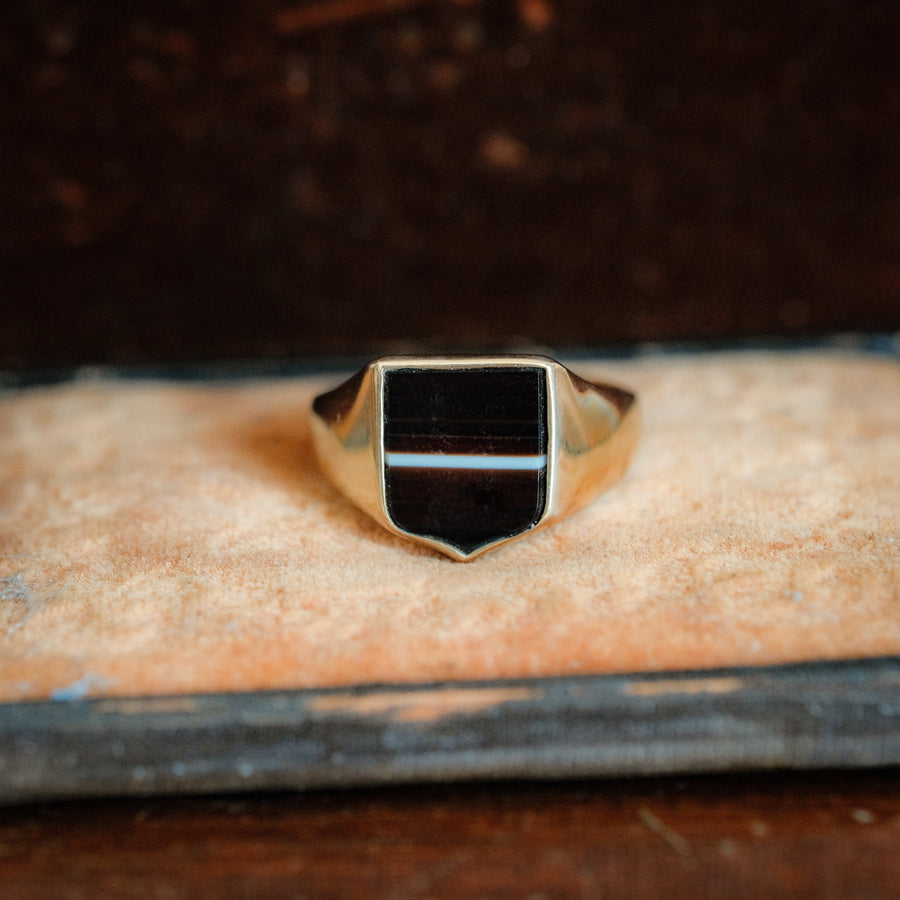 Shield Signet Ring - One of a Kind