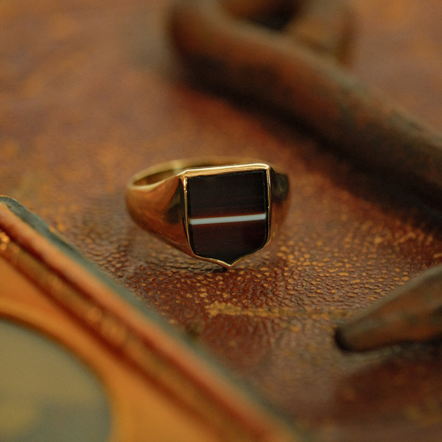 Shield Signet Ring - One of a Kind