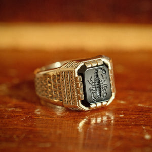 Scorpion Intaglio Ring - One of a Kind