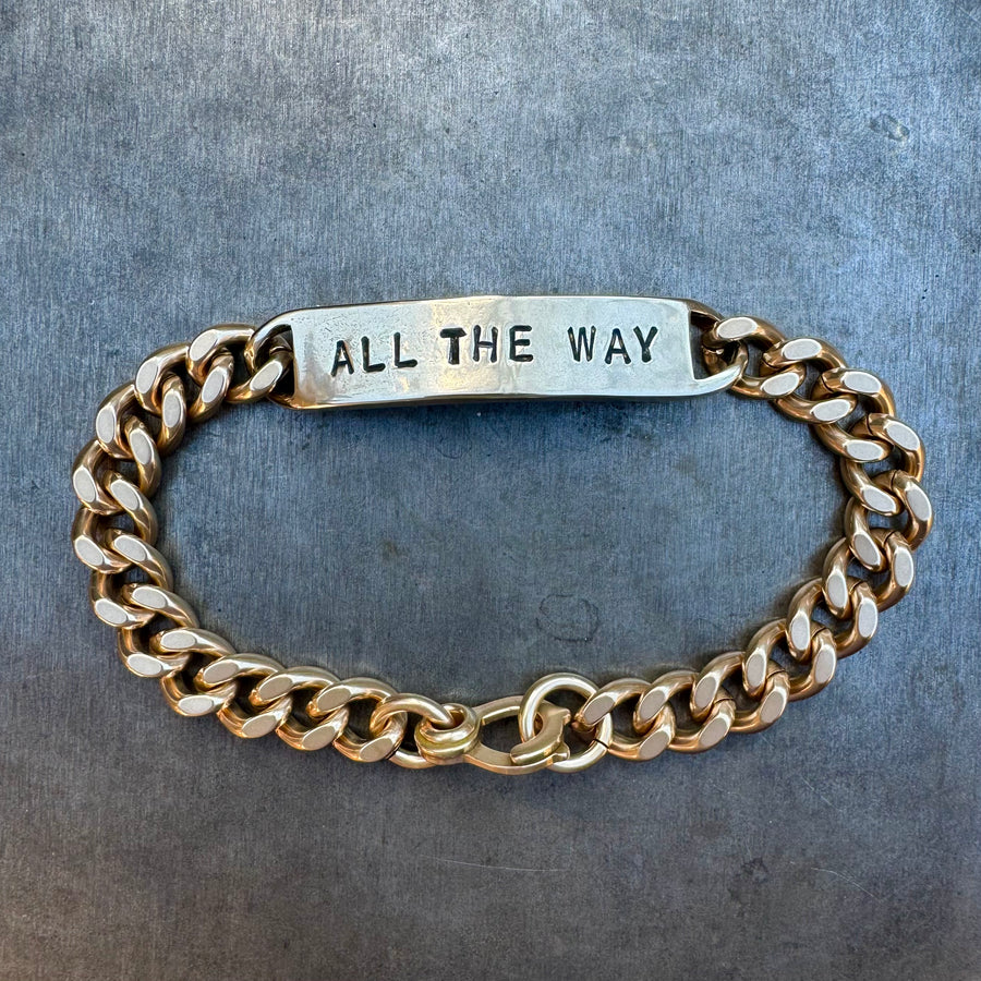 Classic ID Bracelet - Custom Stamped – LHN Jewelry
