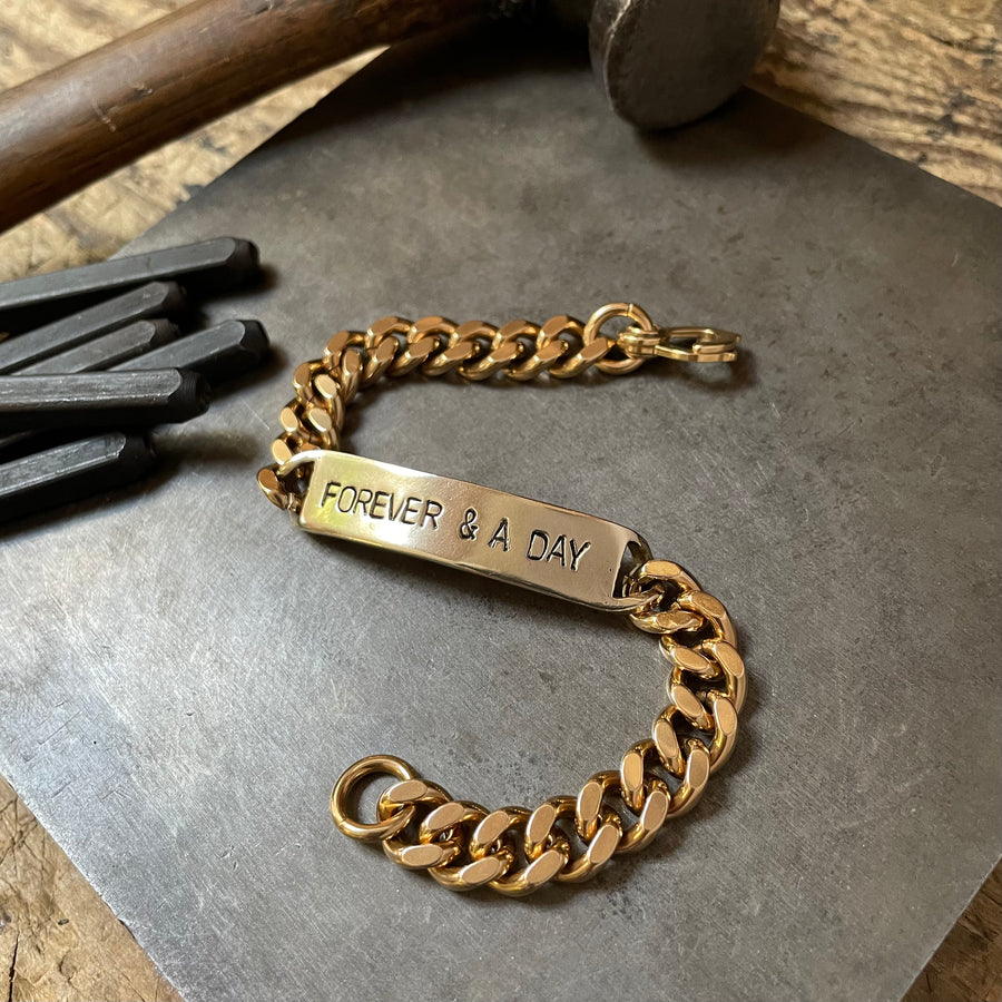 Classic ID Bracelet - Custom Stamped – LHN Jewelry