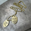 Load image into Gallery viewer, Dog Tags - Custom Stamped
