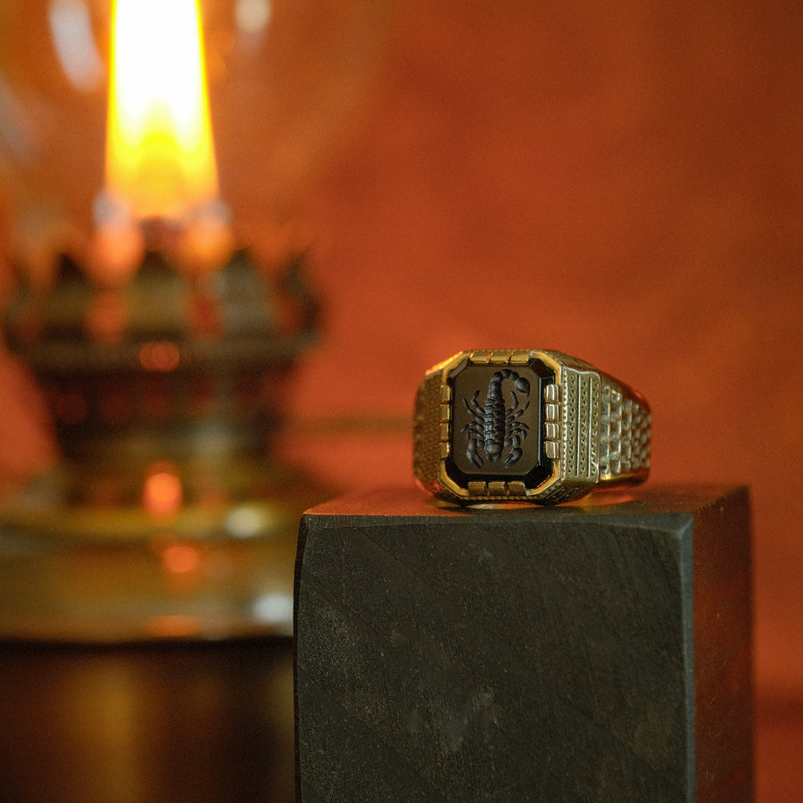 Scorpion Intaglio Ring - One of a Kind