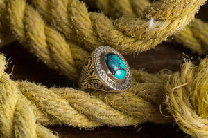 Amor Ring ~ Turquoise Gemstone