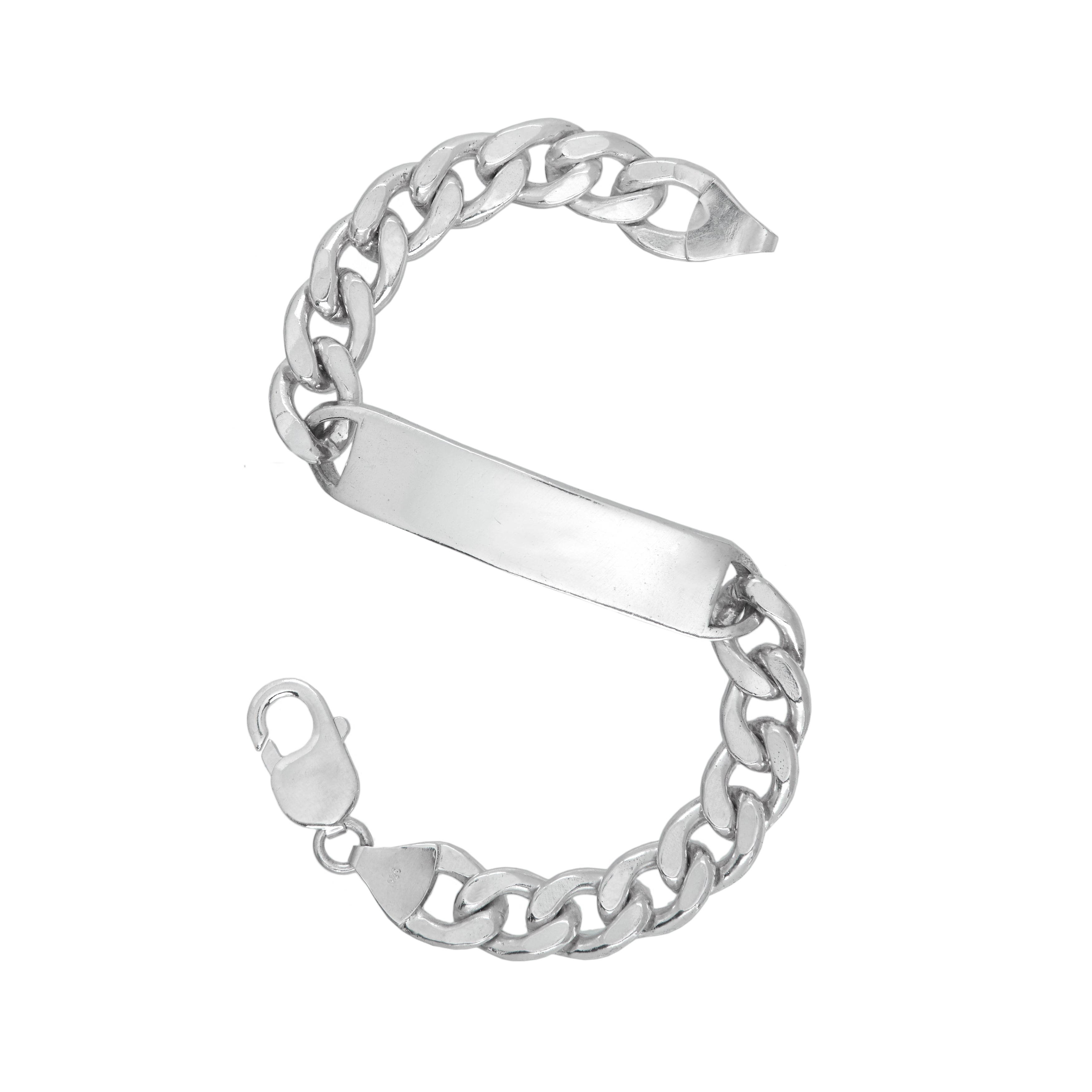 Silver Classic ID Bracelet – LHN Jewelry