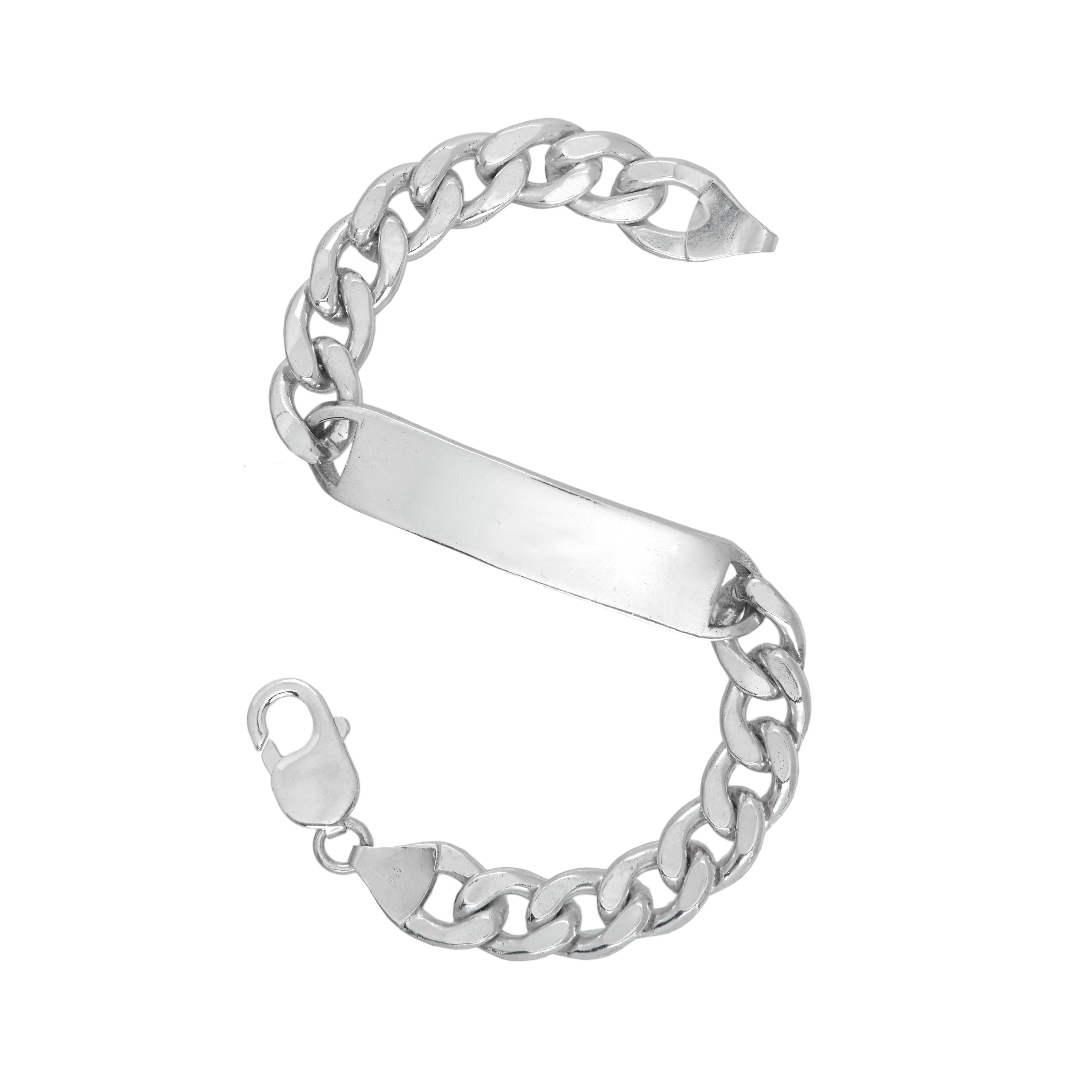 Mens Designer Silver Bracelet - Cuff & Cuban | Proclamation Jewelry