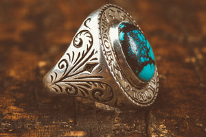Amor Ring ~ Turquoise Gemstone