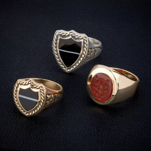 Shield Signet Ring - One of a Kind