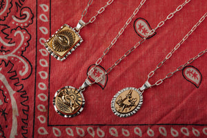 Bleeding Heart Souvenir Necklace