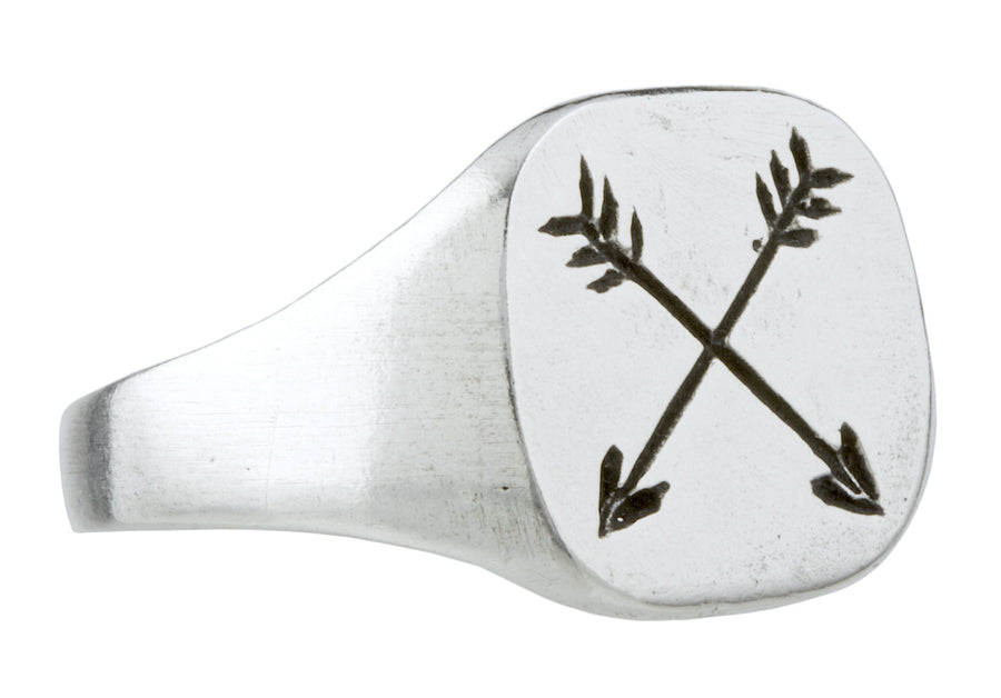 Arrow Ring - Custom Stamped