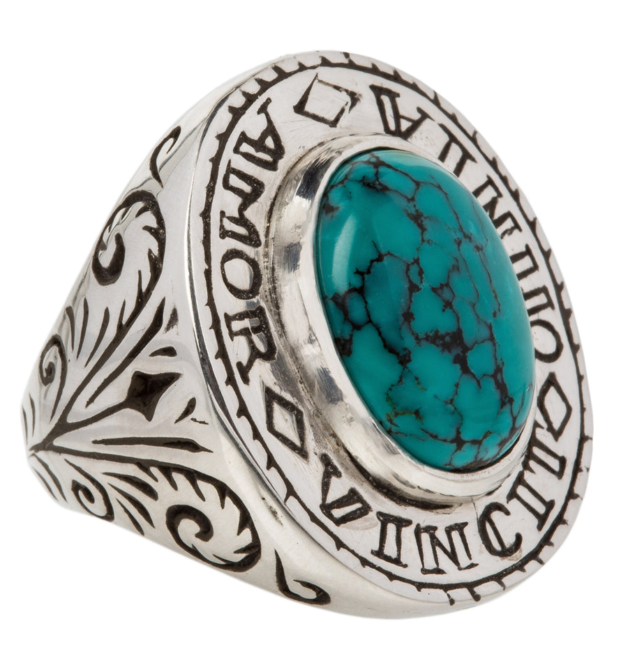 Amor Ring ~ Turquoise Gemstone