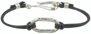 Hook and Oval Bracelet