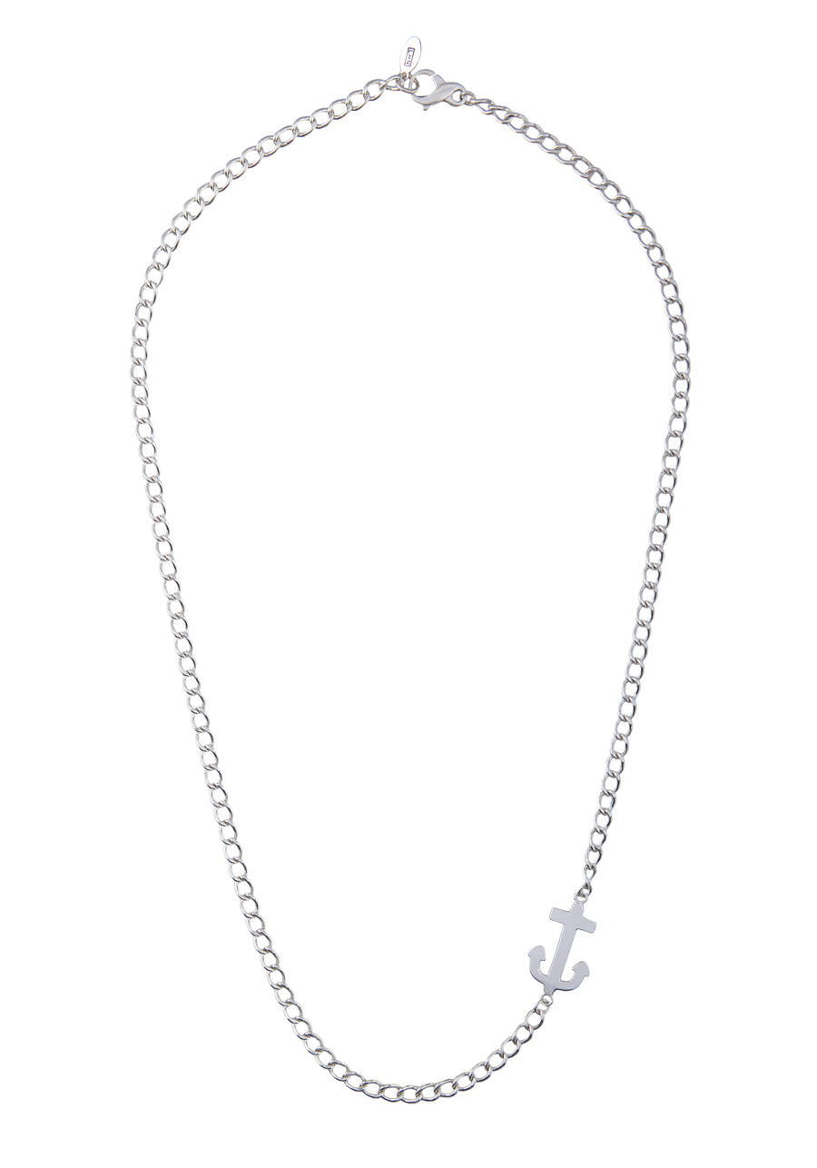 Anchor Inlay Necklace