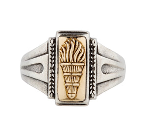 Liberty Torch Ring - Mixed Metals