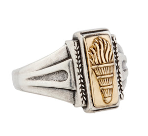 Liberty Torch Ring - Mixed Metals