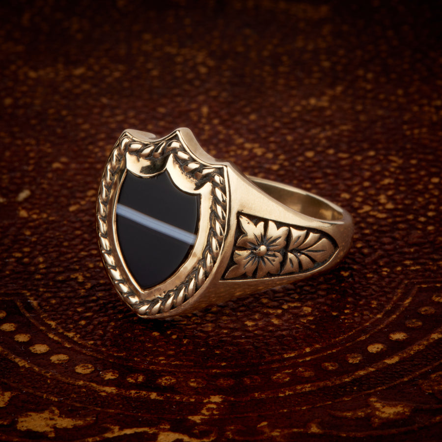 Shield Signet Ring - One of a Kind