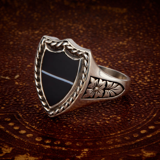 Shield Signet Ring - One of a Kind