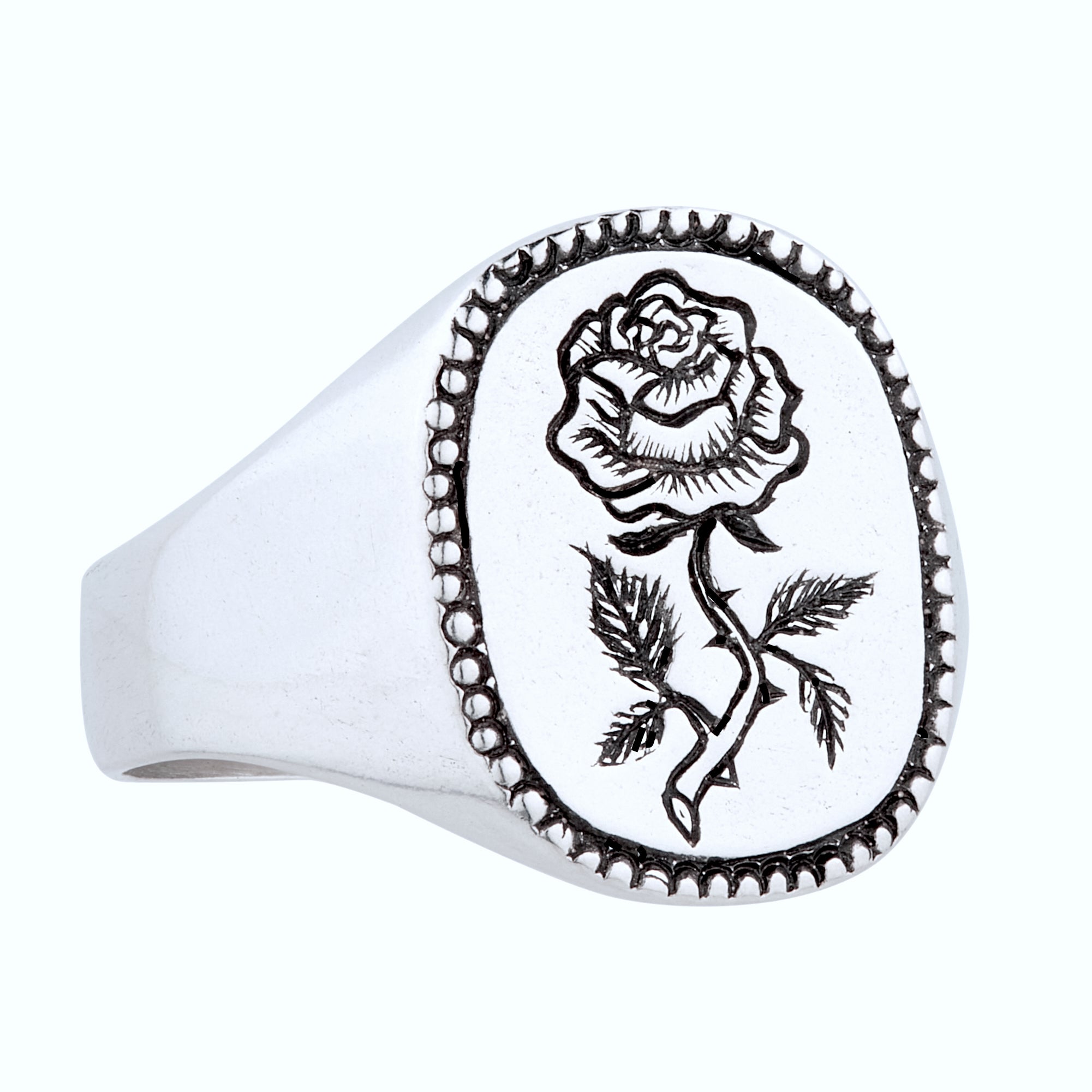 Love Shack Signet Ring - Silver - Luna & Rose Jewellery