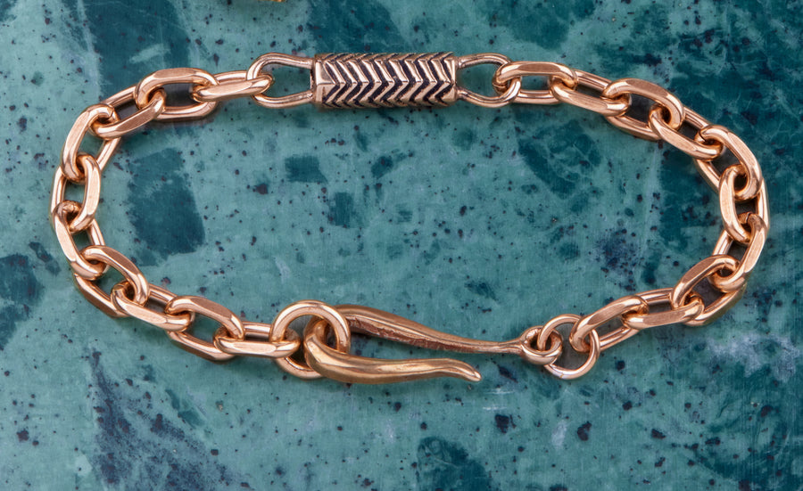 I.Love.Vintage Jewelry (London) Anchor Bracelet Mens Solid Bronze  Traditional - India | Ubuy